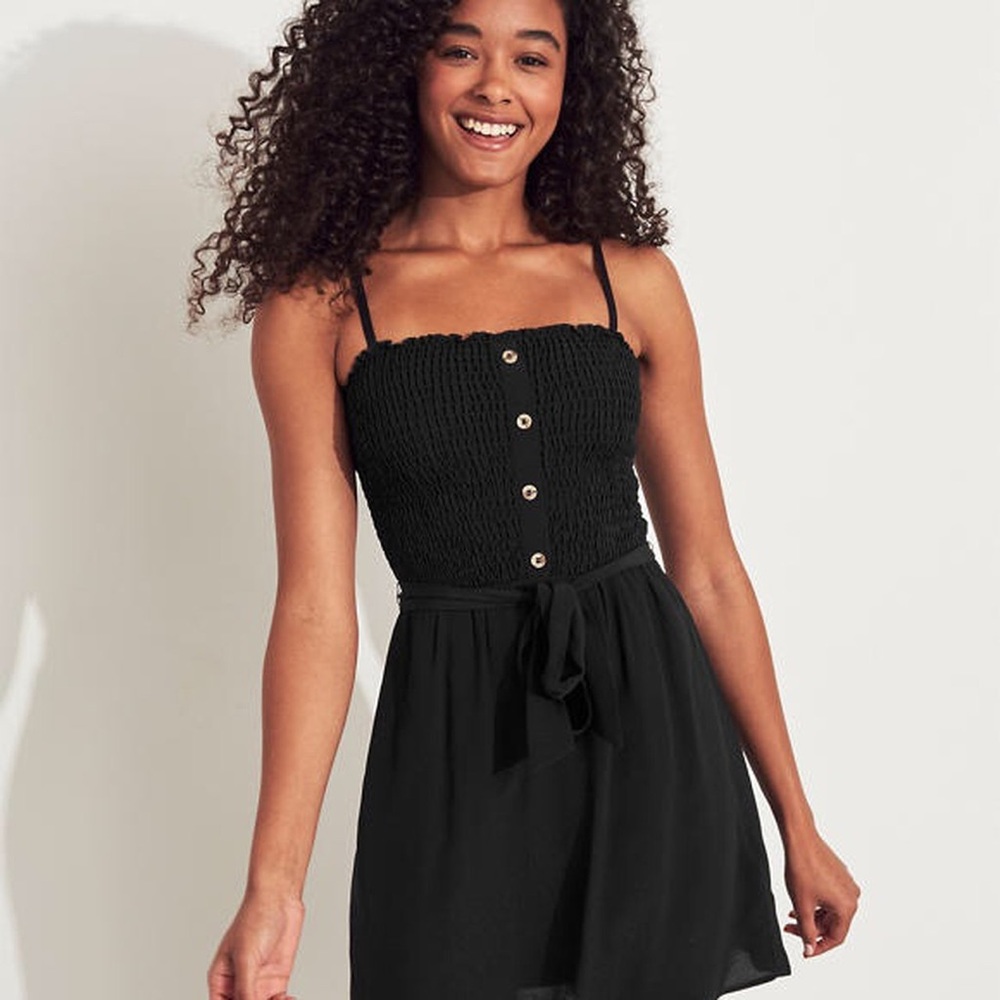 Belted Smocked Dress